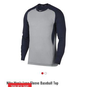 Nike Men's Long Sleeve Baseball Top size Xl